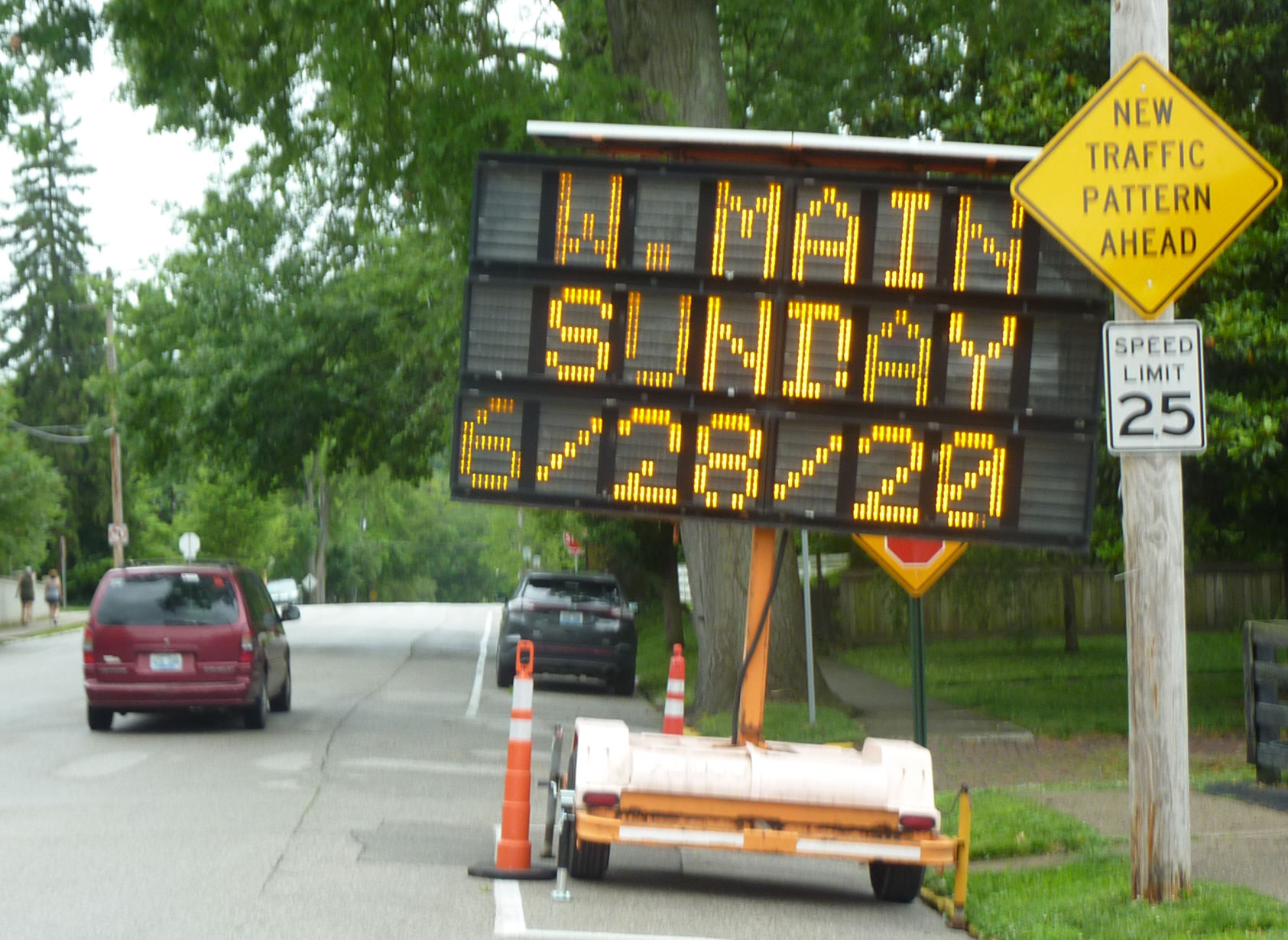W. Main sign